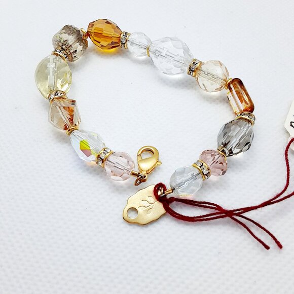 HOST PICK!! NEW Holly Yashi 7 - 7.5 inch faceted beaded bracelet - Picture 2 of 10